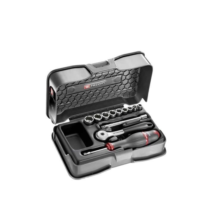 Coffret de douilles FACOM 14 6 pans 12 pcs R.151 1P6 - vue 2