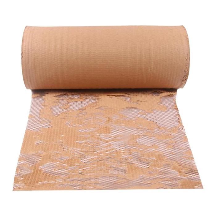 Rouleau Papier Kraft Nid D'abeille Olicky - 30cm X 30m - Protection écologique Pour Emballage Et Déménagement