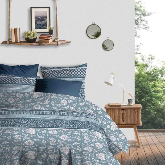 Housse De Couette WQIZXCW Motif Vache - 240x260 Cm 2 Personnes - Microfibre 110g/m² - 2 Taies D'oreiller 65x65 Cm
