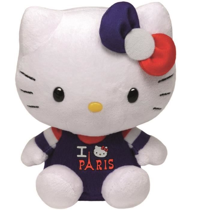 Peluche Hello Kitty - Paris 27 cm
