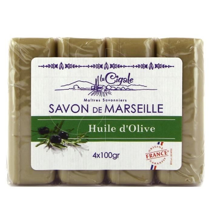 La Cigale Savon De Marseille A L Huile D Olive 4x100g Achat Vente Savon Syndets La Cigale Savon De Cdiscount