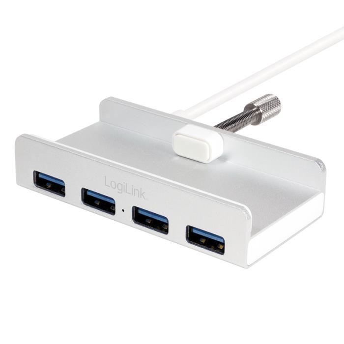 LogiLink UA0300, USB 3.0 (3.1 Gen 1) Type-A, USB 3.0 (3.1 Gen 1) Type-A, 5000 Mbit-s, Argent