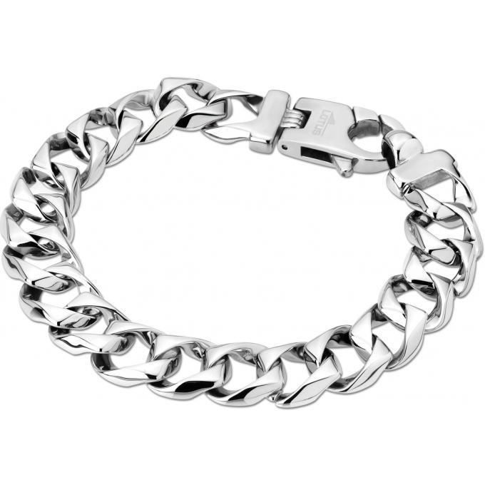 Bracelet lotus style ls1569-2-1 - bracelet chaîne acier homme Argent -  Achat / Vente bracelet - gourmette bracelet lotus style - Cd