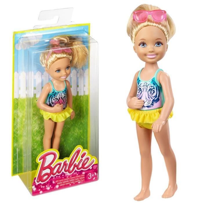 Barbie Famille mini-poupée​ Chelsea fille avec haut orné d'un motif chat,  jouet pour enfant, FRL82 - Cdiscount Jeux - Jouets