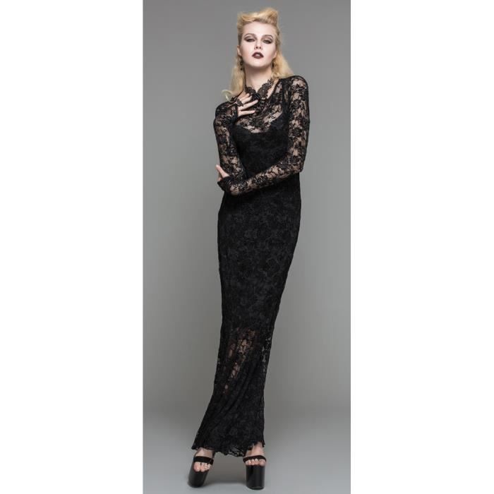 Robe noire dos clearance dentelle