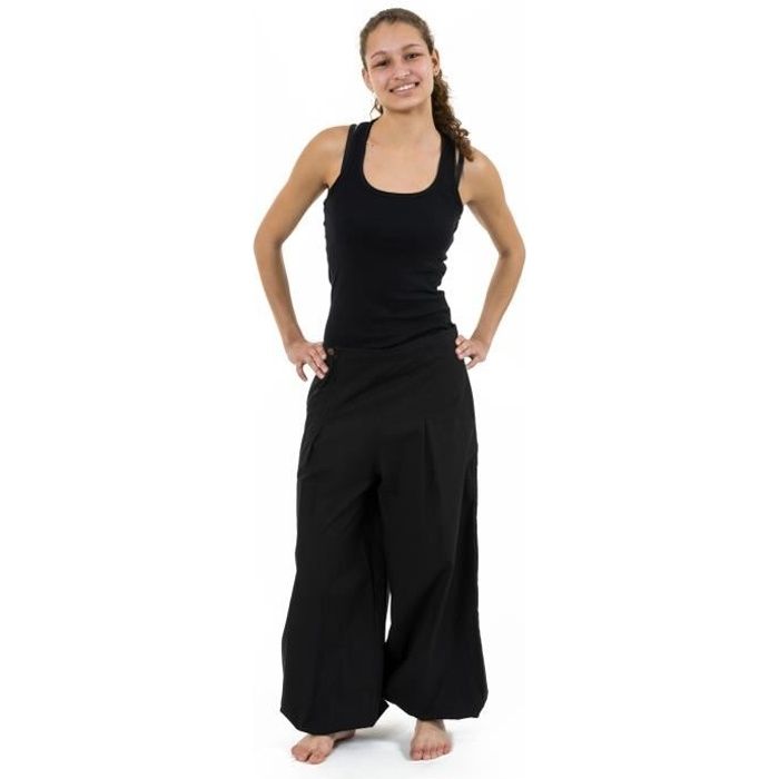 Fantazia Pantalon bouffant femme Pantalon ethnique large