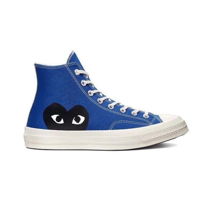Converse Basket Converse x Comme des Gar ons Play High Bleu