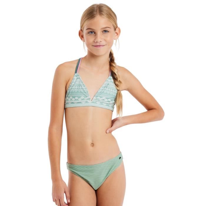 Maillot de bain 2 pièces triangle fille Protest Prtkamille - green baygreen  - 8 ans - Cdiscount Sport