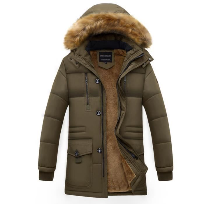 Parka Kaki Homme hiver a M