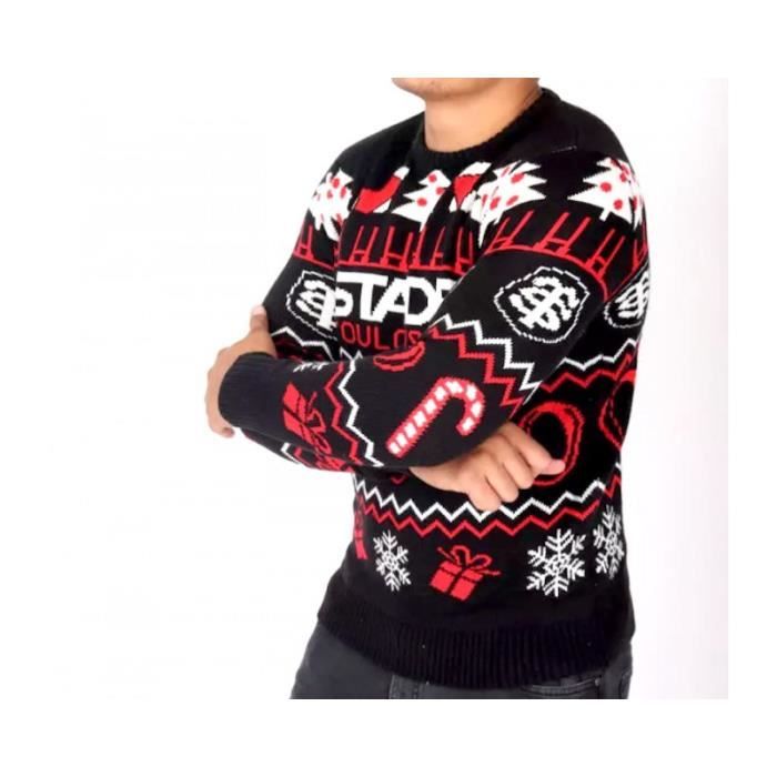PULL DE NOEL UNISEXE STADE TOULOUSAIN Noir Cdiscount Pret a Porter