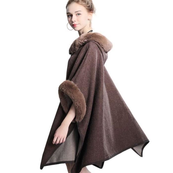 Capuche Cape De Pluie Femme Chic Cape à Capuche élégante Pour