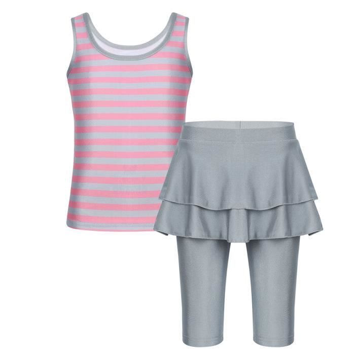 maillot de bain jupette fille