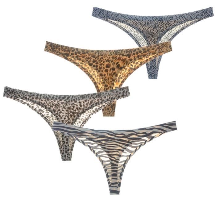 string leopard pour femme