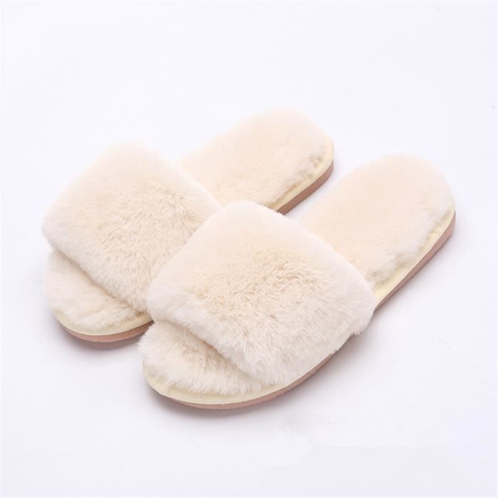 Chausson cheap ouvert femme