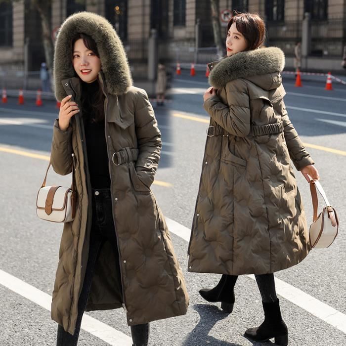 manteau longue femme hiver,veste matelassée hiver femme,blouson
