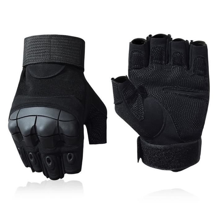 Gants Tactiques Homme Coque Dure - Anti-choc, écran Tactile - Camping, Escalade, Randonnée