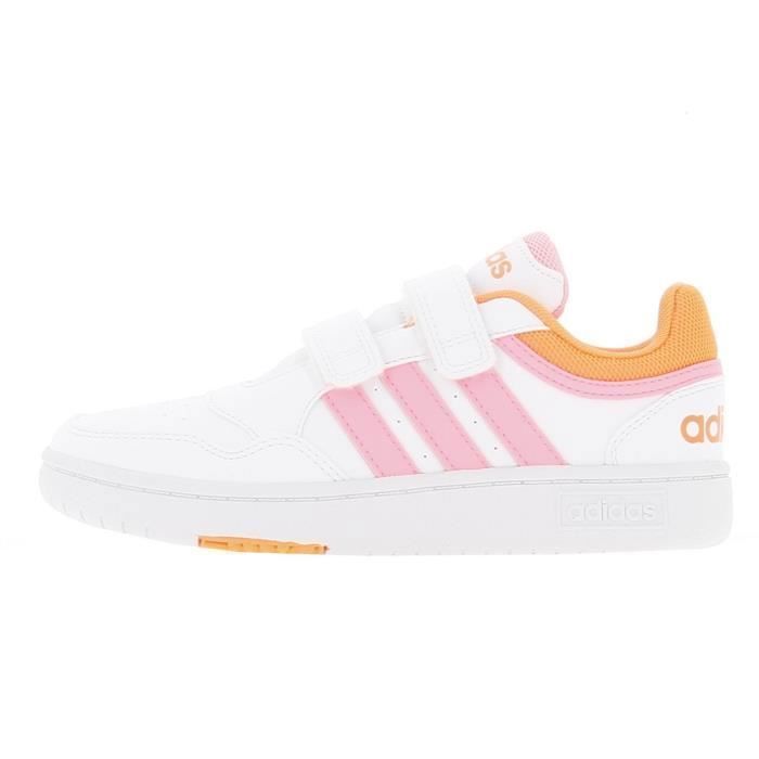 Chaussures scratch Hoops 3.0 cf c Adidas Enfant Fille Blanc Multisport Basket ball