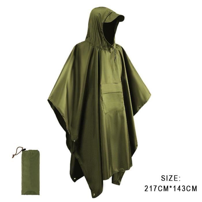 Stynice Poncho Pluie Imperméable - Unisexe Cape De Pluie Avec