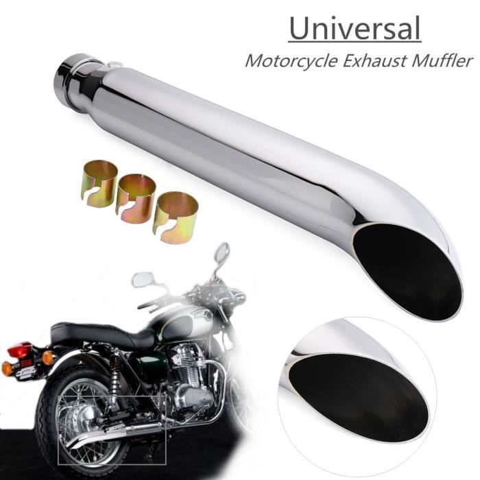 Échappement Chopper Universel Moto Tuyau Silencieux Rétro Galvanoplastie Avec Réducteur 35/39/43mm Pour Marauder 125