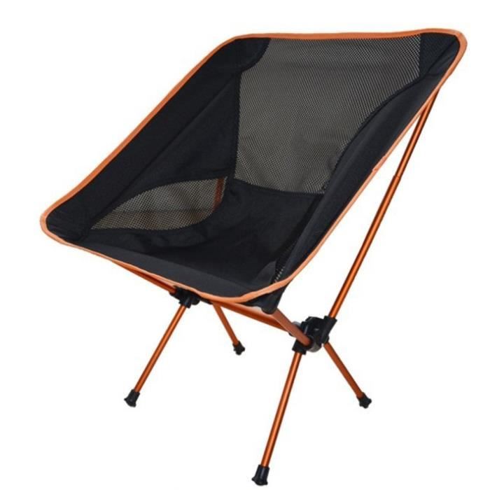a Chaise pliante de camping Compacte CNO Batyline Couleur: noir