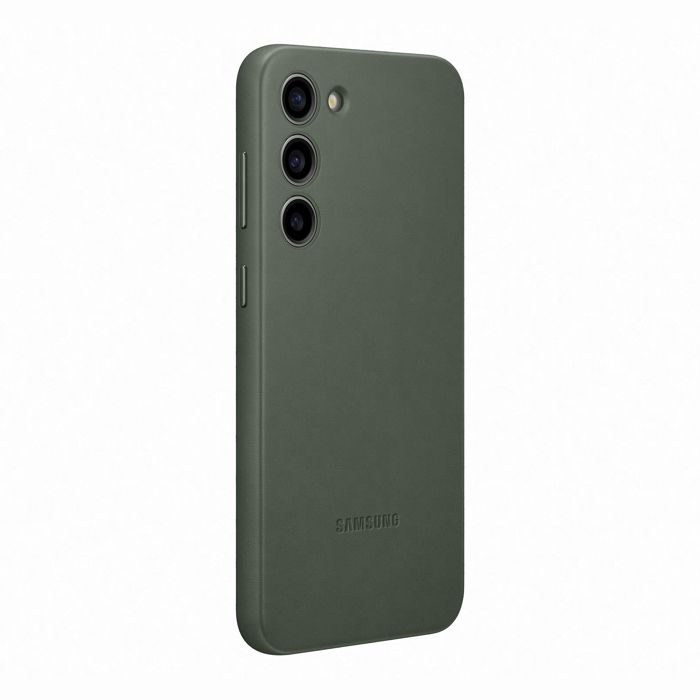 Coque S23+ cuir Camel - vue 3