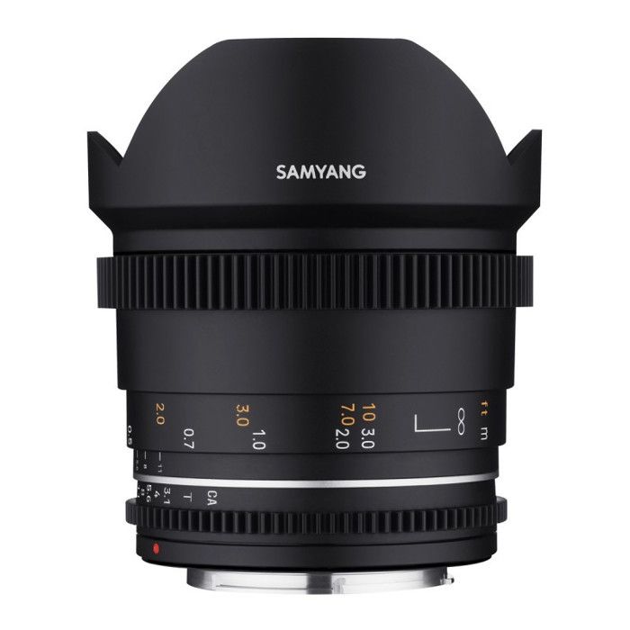 SAMYANG Objectif MF 14 mm T3,1 VDSLR MK2 Sony E Ultra Grand Angle pour Sony E Mount, Distance focale Fixe 14 mm, Follow Focus