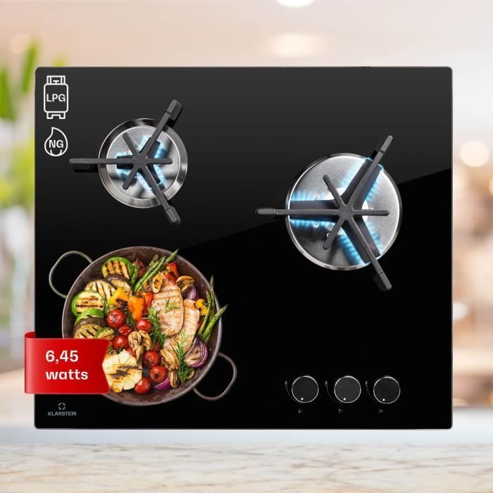 Plaque de cuisson à gaz 2 feux en acier inoxydable Série 700 40 cm 12