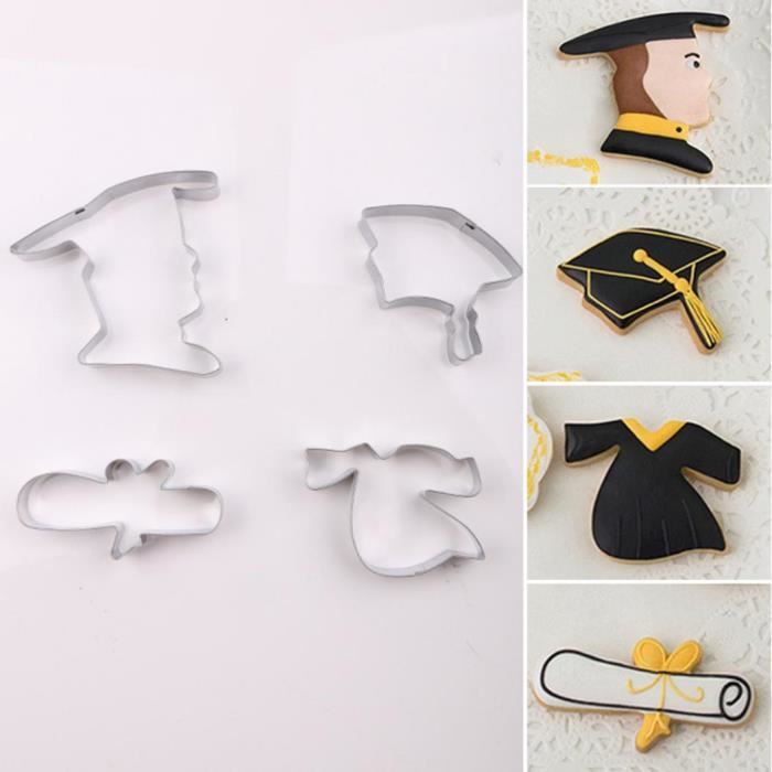Academique Robe Chapeau Diplome Forme Gateau Moule A Biscuits Fondant Cutter Outil De Cuisson Cdiscount Maison Academique Robe Chapeau Diplome Forme Gateau Moule A Biscuits Fondant Cutter Outil De Cuisson Cdiscount Maison