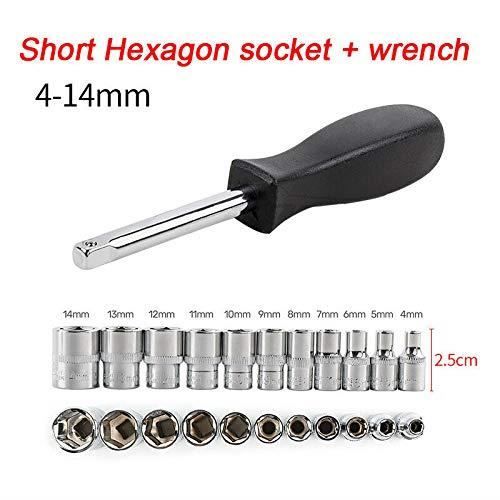 Jeu De 11 Douilles Cle A Cliquet Torx Hexagonale 6 Pans Longues 4 14mm 2 5 5cm Cle 11pcs Prise Courte Cle Achat Vente Cle Allen Jeu De 11 Douilles Cle A Cdiscount