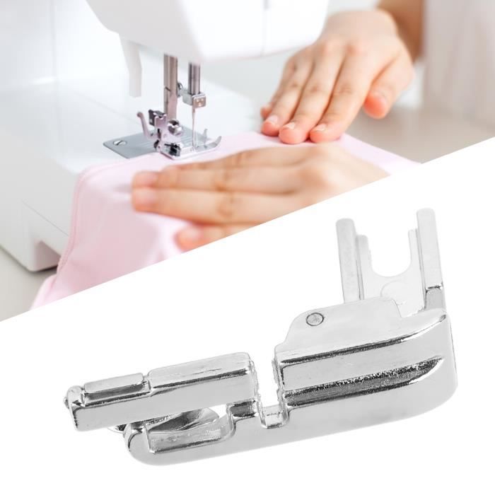 Lot De 6 Pieds D'ourlet Pour Machine à Coudre Wisebom - Inox, 3 Tailles étroites (3/4/6mm) Et 3 Larges (4/8, 6/8, 8/8 Pouces)