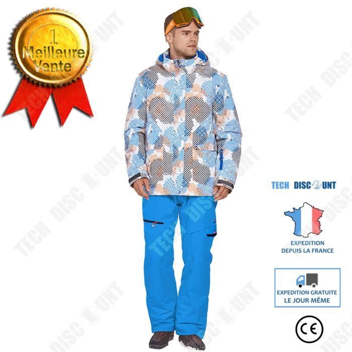 7HAHA3 Combinaison De Neige Pour Garçon Avec Écharpe De Ski Ado