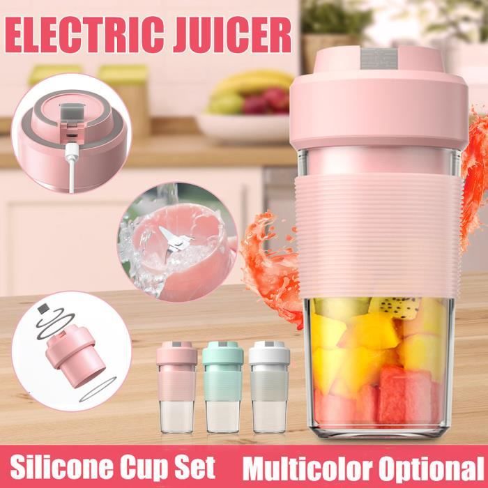 Mélangeur électrique 400ml – Blender USB rechargeable – Matériaux PP et ABS – Portable et léger pour smoothies et jus frais – Mowze