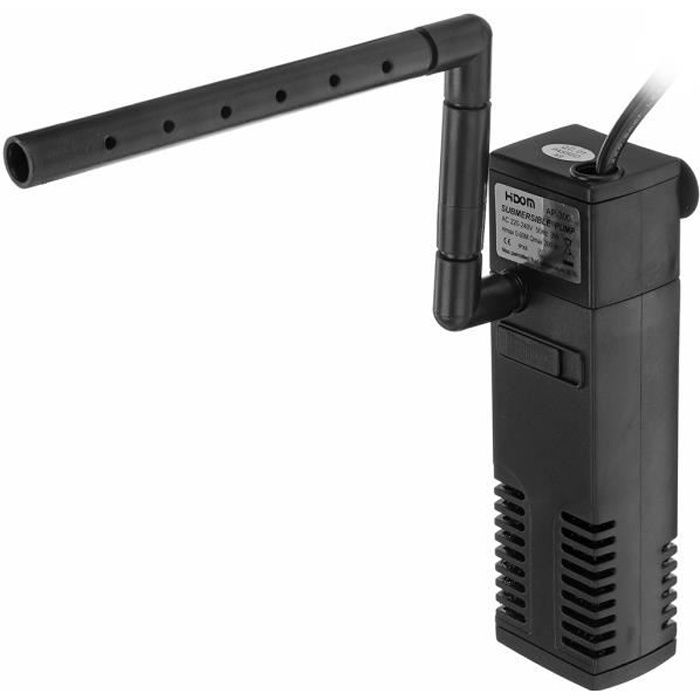Meilleurs prix pour SUPER Pompe Aquarium Filtre Interne Submersible PRISE EU 220V 4W 300L/H
