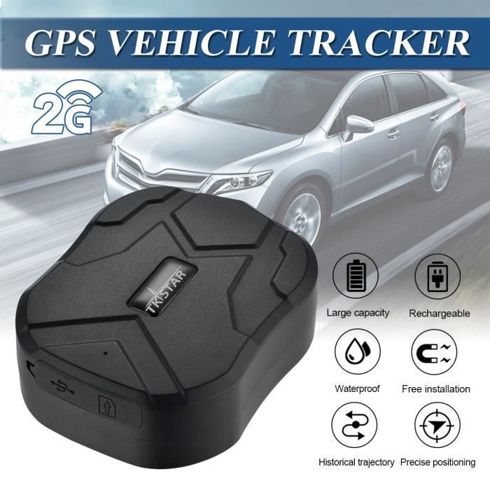 CHOK Traceur GPS Magnétique Puissant pour Voiture et Véhicule, Suivi Anti-Perte, GPS Multifonction, Mini Lacateur (2 Pcs