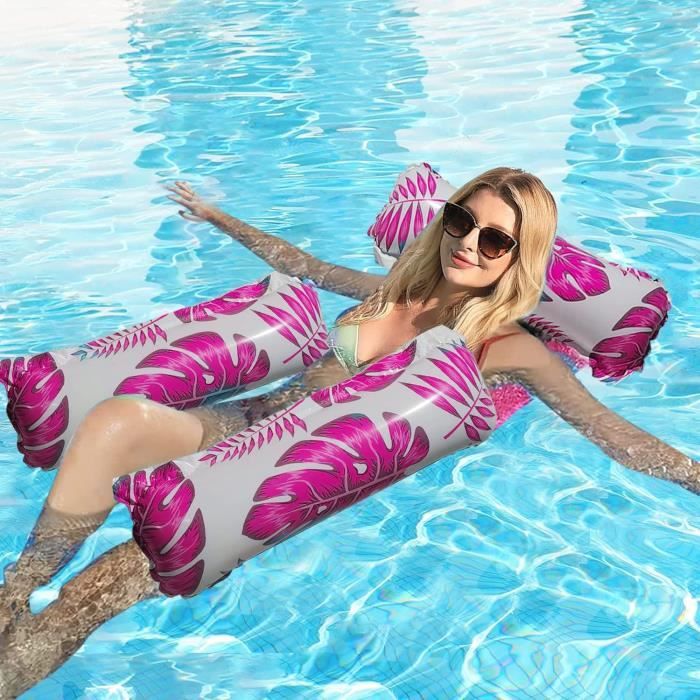 Flamingueo Bouee Piscine CO18833-BOUEE.Hamac Gonflable Flottant Inclinable Pour Piscine. Matelas Planche De Surf Gonflable