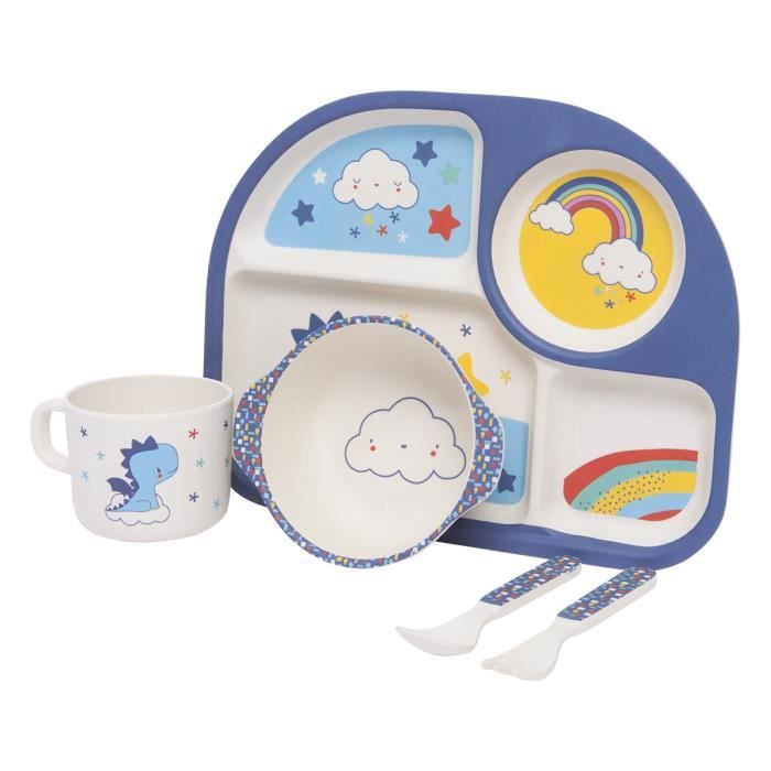 Set Assiette Repas Bebe Bambou Bleu Cdiscount Puericulture Eveil Bebe Set Assiette Repas Bebe Bambou Bleu Cdiscount Puericulture Eveil Bebe