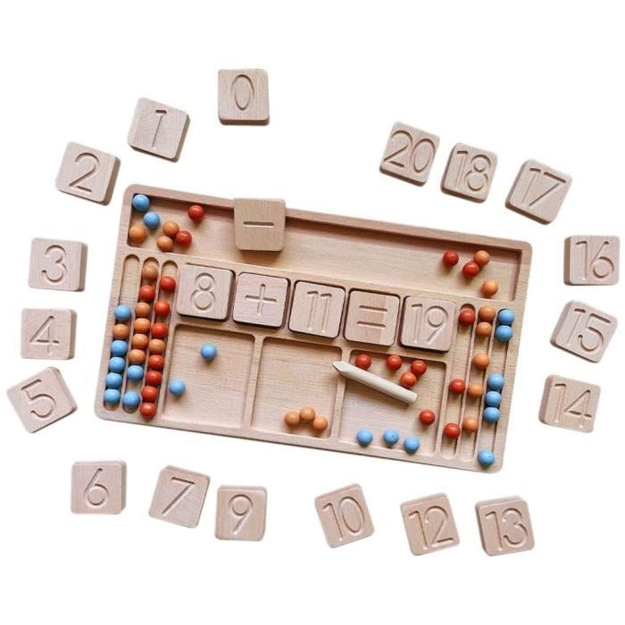 Boulier En Bois Pour Enfants - COLAXI - Mathématiques Et Coordination