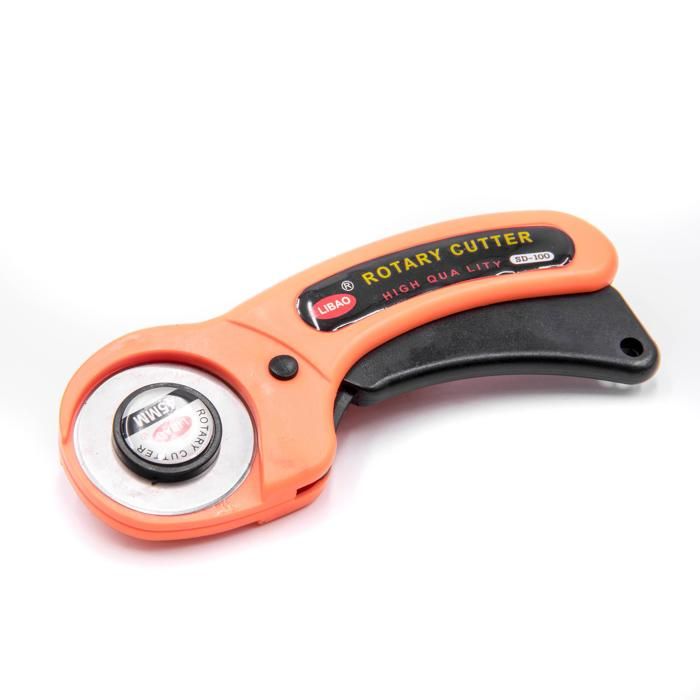 Vhbw Cutter rotatif couture pour couper le tissu et le cuir - Couteau ...