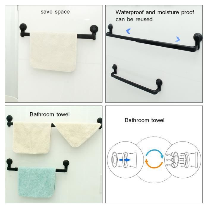 5 Pièces Serviettes Main Avec Boucle 10x10 Cm - Douces Absorbantes Cuisine Salle De Bain