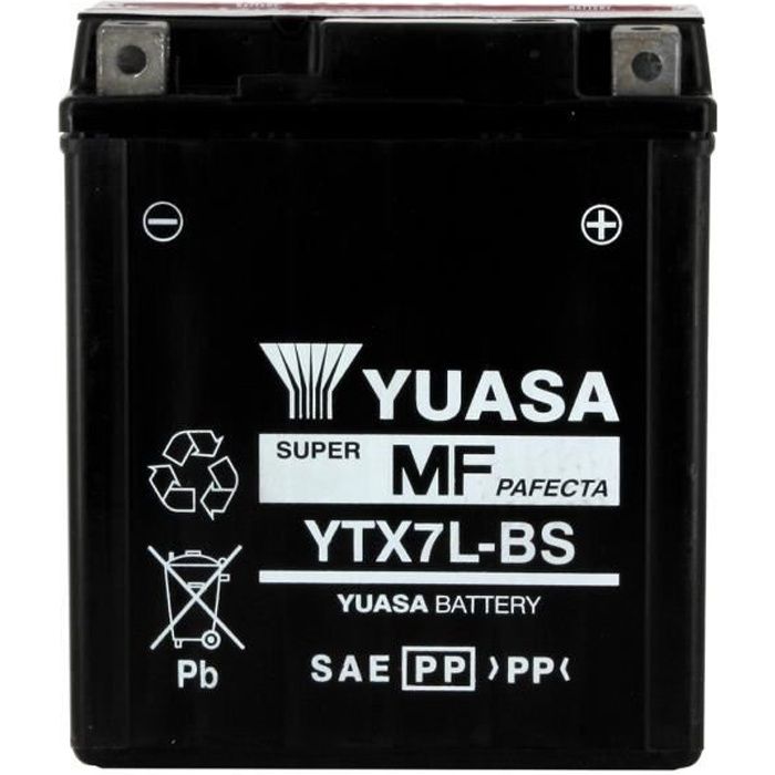 YUASA-812070 - Batterie YTX7LBS - Cdiscount Auto