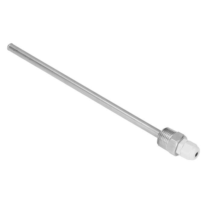 2 Puits Thermométriques En Inox 304 - Filetage G1/2 - 200 Mm - Pour Sonde Température Chauffe-eau Et Solaire