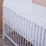 blanc 420 x 30 cm couleur unie 360 x 30 cm Tour de lit pour bébé avec protection sur les bords et au niveau de la tête 180 x 30 cm . 