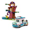 LEGO® 41445 Friends L’Ambulance de la Clinique Vétérinaire Set de Jeu de Sauvetage D'Animaux avec Les Minidolls Olivia et Emma-1