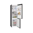 SIEMENS Réfrigérateur congélateur bas KG39NXXDF, iQ300,203x60, Acier inox noir, No Frost-1