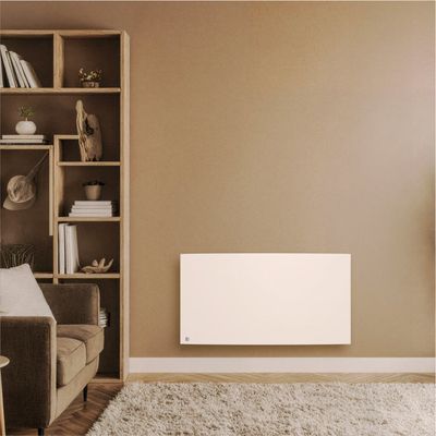 Radiateur Inertie Sèche BESTHERM ARIA 2000W Blanc - Céramique, Écran LCD, Programmable