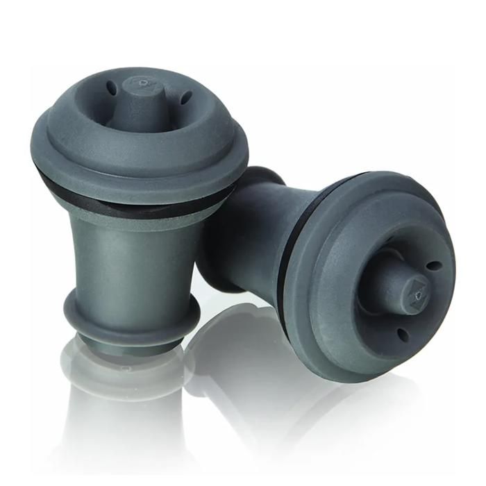 Ensemble De 6 Pièces De Bouchons De Vin Sous Vide En Caoutchouc, Bouchons De Bouteille De Vin Sous Vide - La Cave