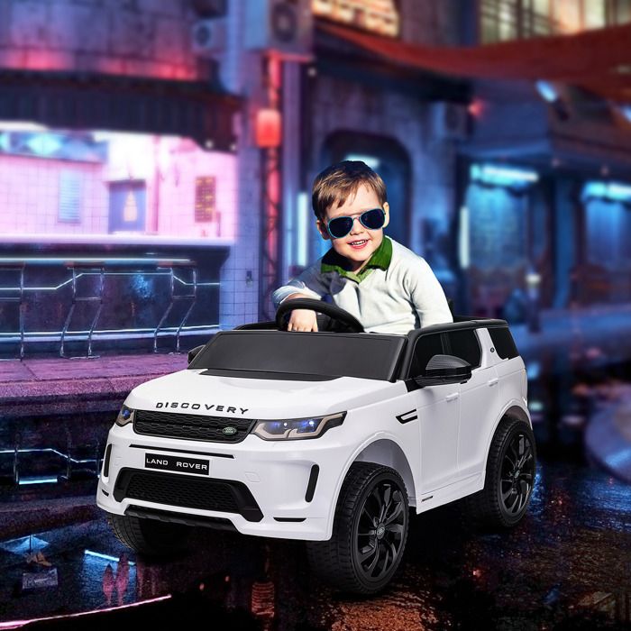 Voiture Électrique Land Rover 2 Places 12V – Télécommande Parentale, Bluetooth, Tout-Terrain, Rose