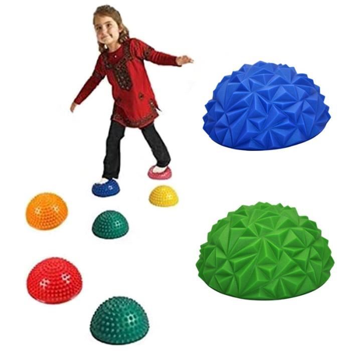 Rose - Balles de Yoga demi-sphère, tremplin pour enfants, jouets  d'équilibre, jeu sensoriel, pour garçons et