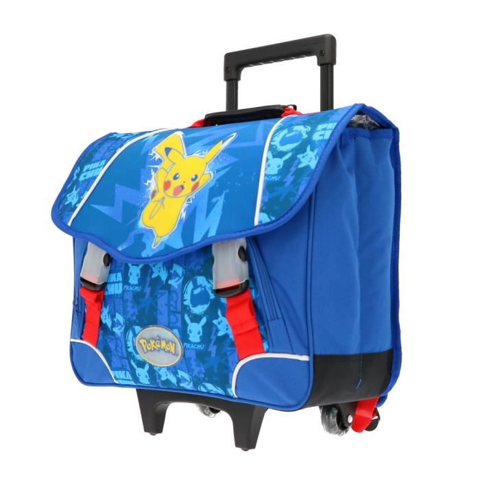 Cartable roulettes Pokemon Pikachu 41 CM Haut de Gamme