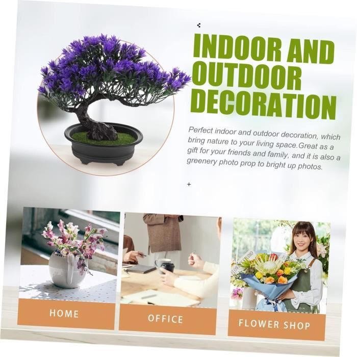 Ensemble de construction LEGO Icons Bonsaï - Plantes de Bonsaï artificiel pour décoration de maison, pour adultes